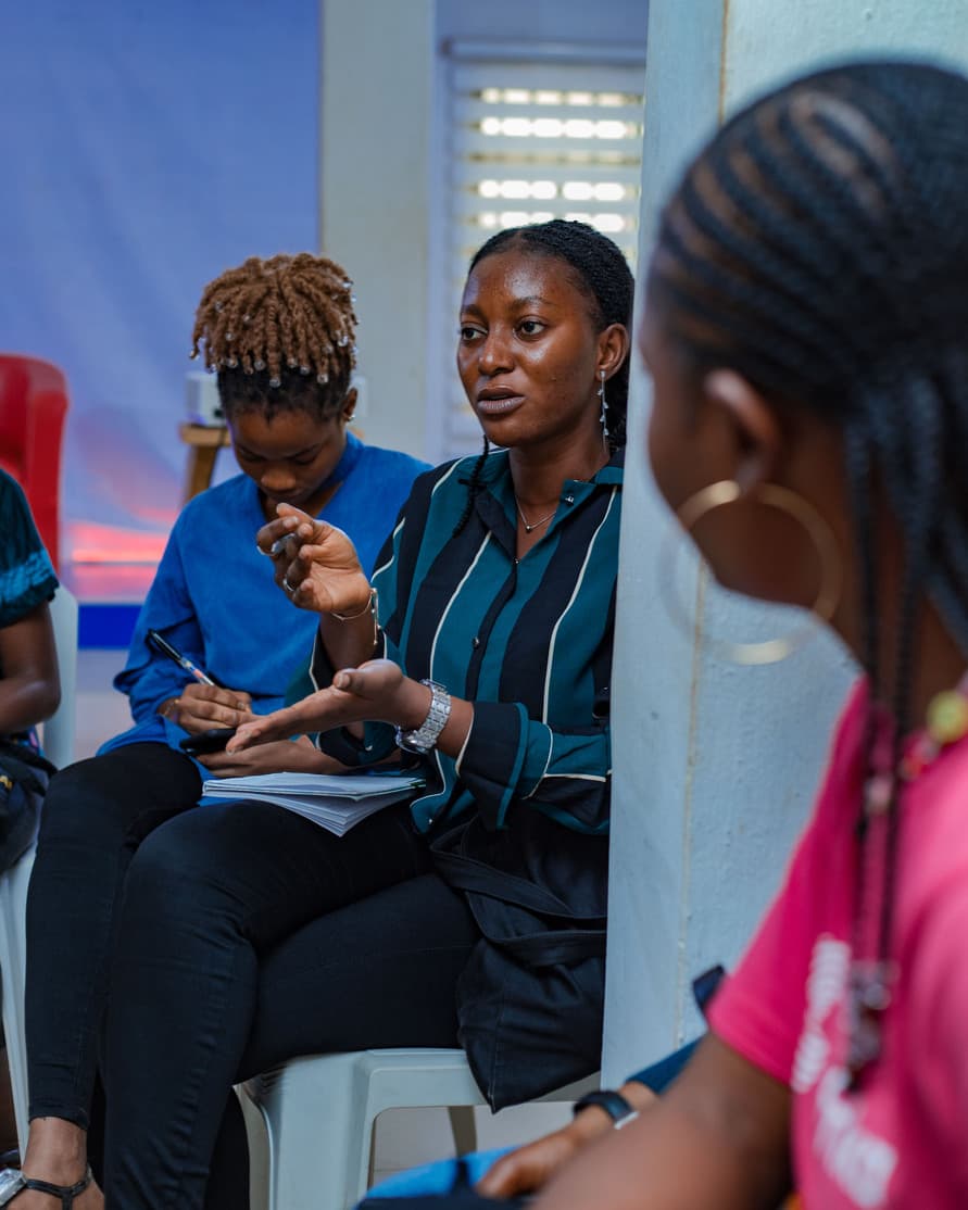 Lady Speaking at @FUTA launch session