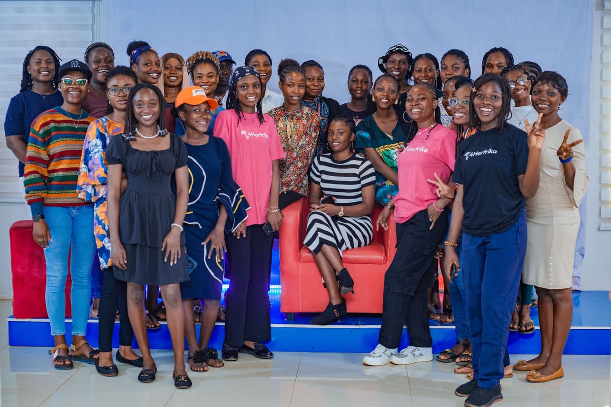 4herfrika launch @FUTA group picture